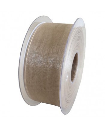 CINTA DE ORGANZA BEIGE....