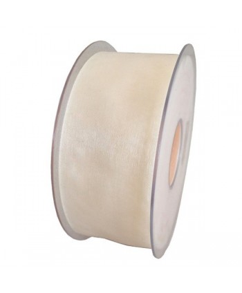 CINTA DE ORGANZA CREMA....