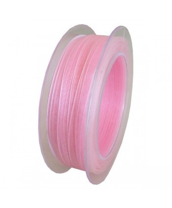 CINTA DE ORGANZA ROSA 7mm.....