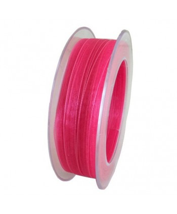 CINTA DE ORGANZA FUCSIA....