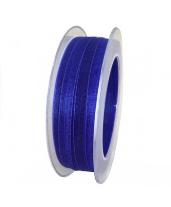 CINTA DE ORGANZA AZUL....