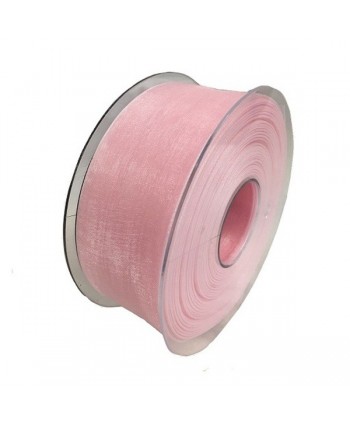 CINTA DE ORGANZA ROSA....