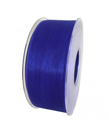 CINTA DE ORGANZA AZUL....