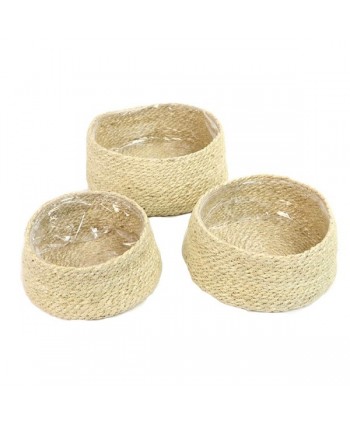 CENTRE JUTE CREMA NATURAL....