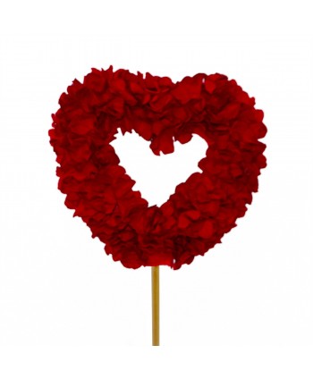 PICK CORAZÓN ROJO DE....