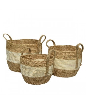 CISTELLA DE JUTE NATURAL....