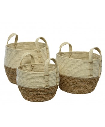 CISTELLA DE JUTE NATURAL....