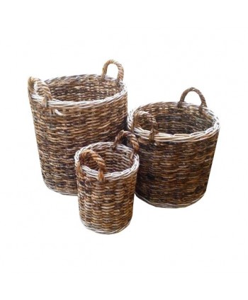 CESTA DE RATTAN "ABACA"....