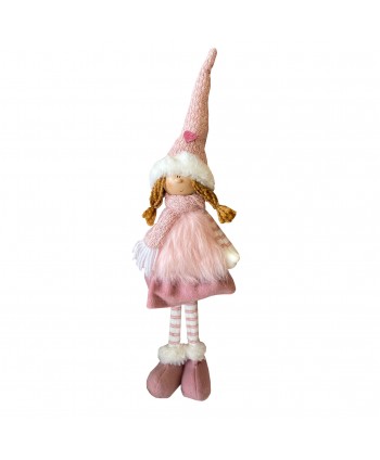 MUÑECA TRENZAS SOMBRERO Y....