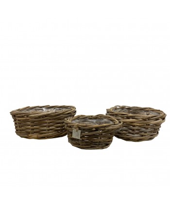 CESTA DE RATTAN NATURAL....