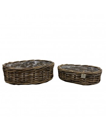 CESTA DE RATTAN NATURAL....