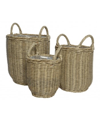 CESTA DE RATTAN "CAMILLE"....