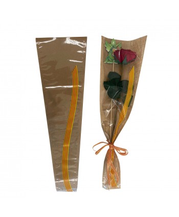 BOLSA KRAFT Y PVC BANDERA....