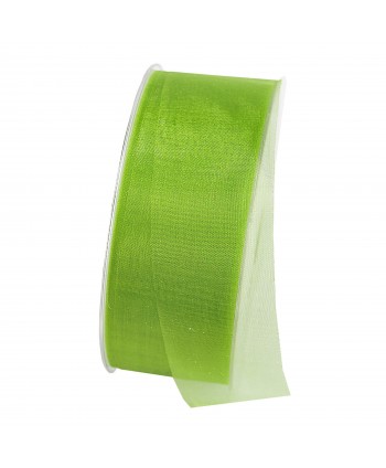 CINTA DE ORGANZA VERDE....