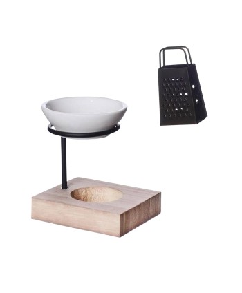 CANDELABRO MADERA "ETNA" Y....