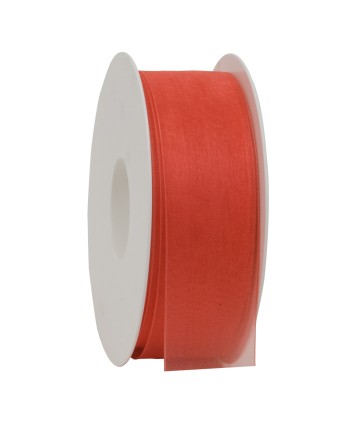 CINTA DE ORGANZA CORAL....