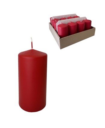 VELA ROJA Ø 5,8 x H 12cm.....