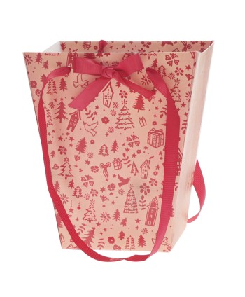 BOLSA KRAFT XMAS ROJA 17 x....