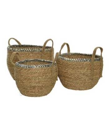 CISTELLA DE JUTE NATURAL....