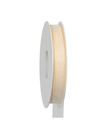 CINTA DE ORGANZA CREMA....