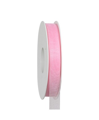 CINTA DE ORGANZA ROSA....