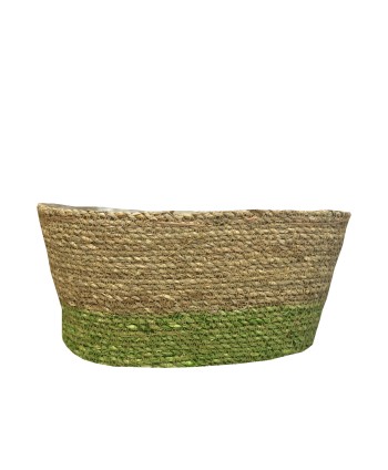 CESTA DE YUTE NATURAL Y....