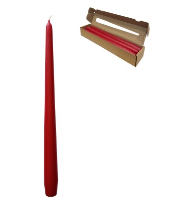 VELA DE CIRIO ROJA Ø 2,5 x....