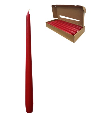 VELA DE CIRIO ROJA Ø 2,5 x....
