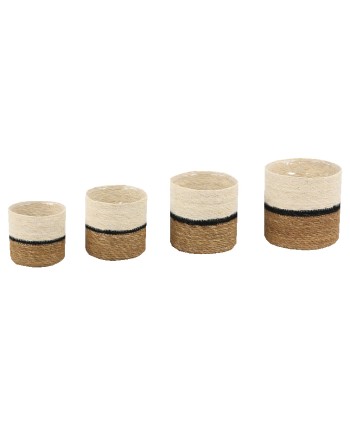 CESTA DE YUTE NATURAL....
