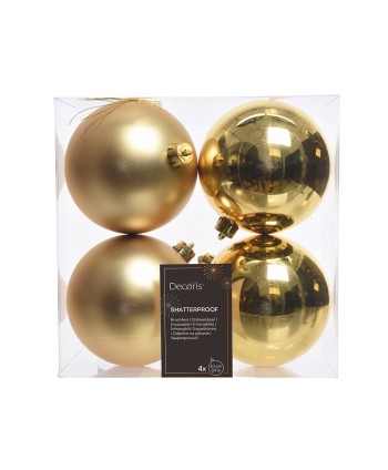 BOLA NAVIDAD PLÁSTICO ORO....