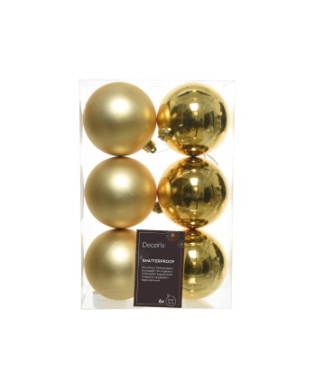 BOLA NAVIDAD PLÁSTICO ORO....