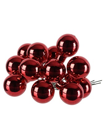 BOLAS NAVIDAD ROJAS....