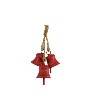 COLGANTE CAMPANAS ROJAS Y....