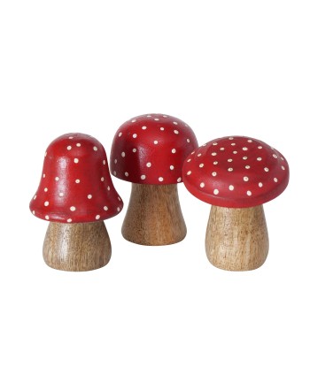 SETA DE MADERA ROJA CON....