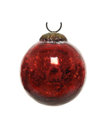 BOLA DE NAVIDAD CRAQUELADA....