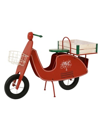 FIGURA MOTO DE METAL SANTA....