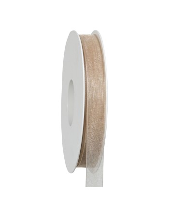 CINTA DE ORGANZA BEIGE....