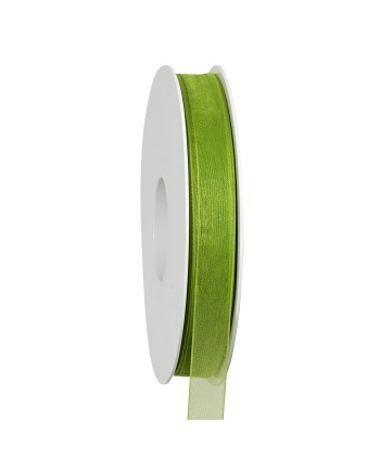 CINTA DE ORGANZA VERDE....