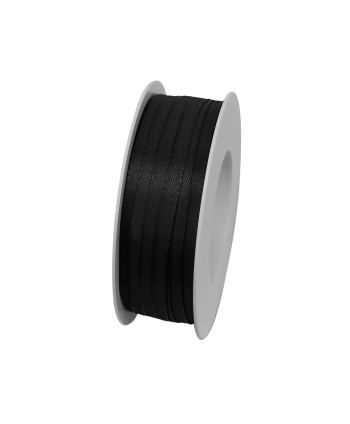 CINTA DE SATÉN NEGRA 5mm.....