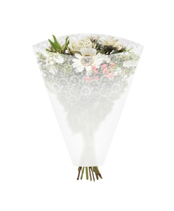 BOLSA BOUQUET CON FLORES....