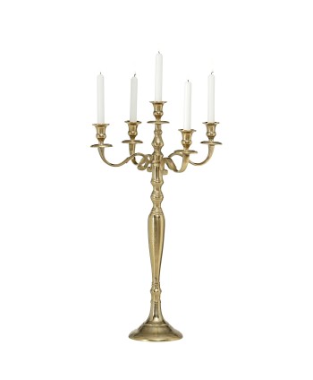 CANDELABRO DE METAL DORADO....