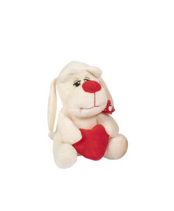 PERRO PELUCHE BLANCO CON....