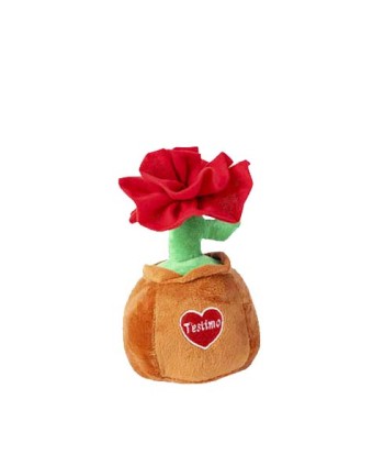 ROSA PELUCHE ROJA....