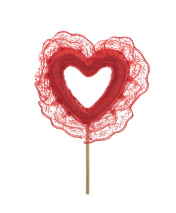 PICK CORAZÓN ROJO DE....