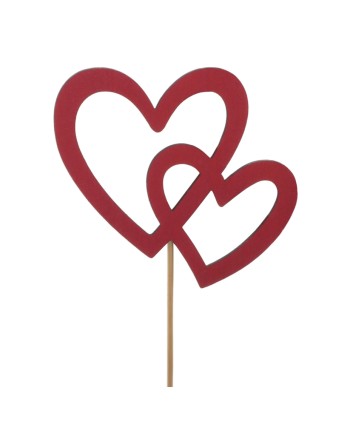 PICK CORAZÓN ROJO "DUO"....