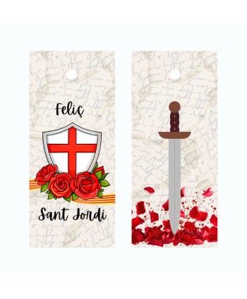 ETIQUETA ESCUDO CON ROSAS....