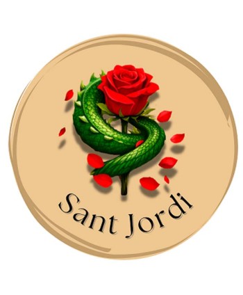 ETIQUETA ADHESIVA ROSA Y....