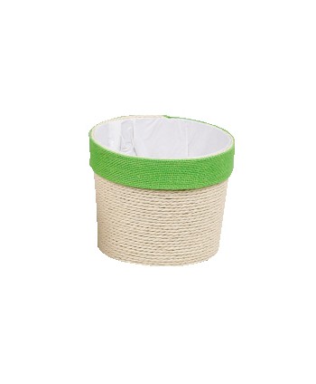 CESTA DE CORDÓN NATURAL Y....