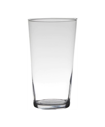 JARRÓN DE CRISTAL CÓNICO....