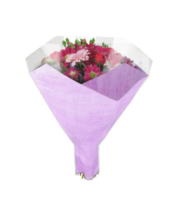 BOLSA BOUQUET "DUO" LILA....